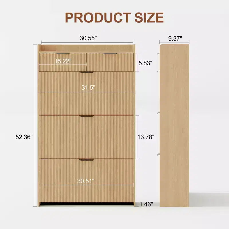 Scarpiera moderna bianca con 3 cassetti ribaltabili, 2 cassetti piccoli e ganci, organizer sottile scanalato per scarpe, mobile stretto per ingresso