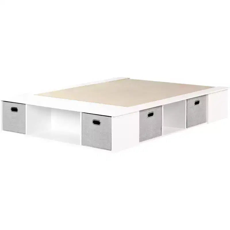 Letti contenitore HomeStock con struttura in pannello truciolare