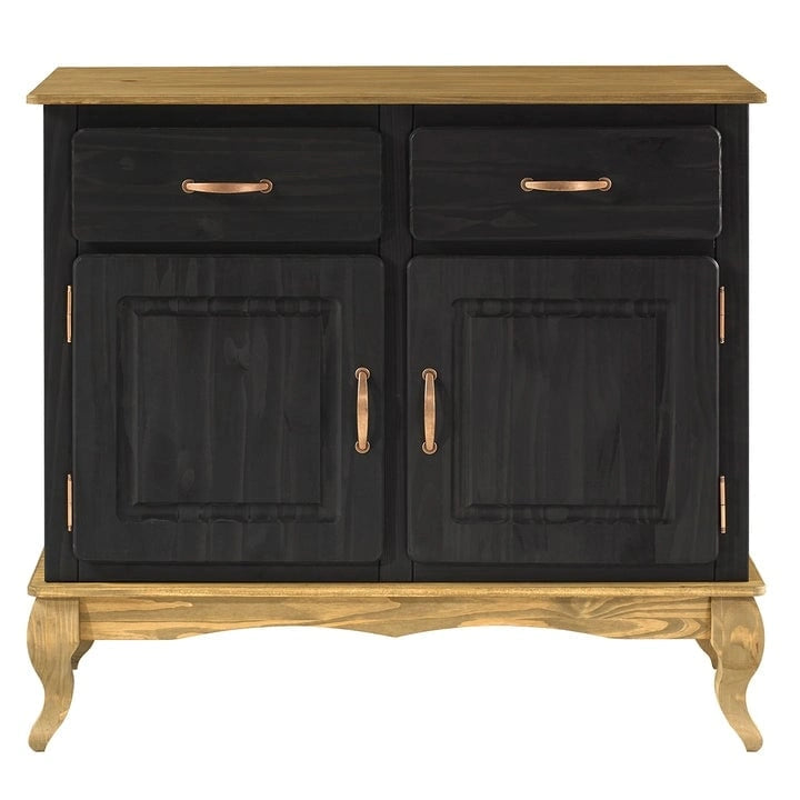 Grünes Buffet-Sideboard aus Holz