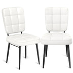 Chaises de salle à manger modernes, lot de 2/4/6/8, chaises de cuisine rembourrées avec coussin épais pour salle à manger