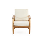 Ensemble de salon extérieur Willowbrook en bois d’acacia pour 4 personnes, par Christopher Knight Home