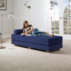 Lit de repos/lit d’appoint escamotable grand format – microvelours