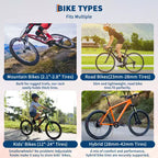 Support de rangement autoportant pour 5 vélos, capacité robuste de 300 lb, organisateur solide pour maintenir les vélos en toute sécurité et stabilité dans les cours avant et arrière