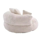 Sitzsack-Sofa für Erwachsene und Kinder, übergroßer Cord-Sitzsack mit 3 Kissen und Armlehne für Wohnzimmer oder Schlafzimmer