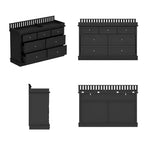 Cassettiera fasciatoio versatile per neonati Famapy: design trasformabile, cassetti spaziosi, cresce insieme al tuo bambino