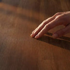 Set da pranzo moderno - tavolo da 80 + 6 sedie imbottite, struttura in legno massello, portata del tavolo di 400 lb, facile da montare