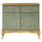 Grünes Buffet-Sideboard aus Holz