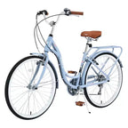 Zeus & Ruta Damenfahrrad, 24 Zoll, mit 7 Gängen und Stahlrahmen