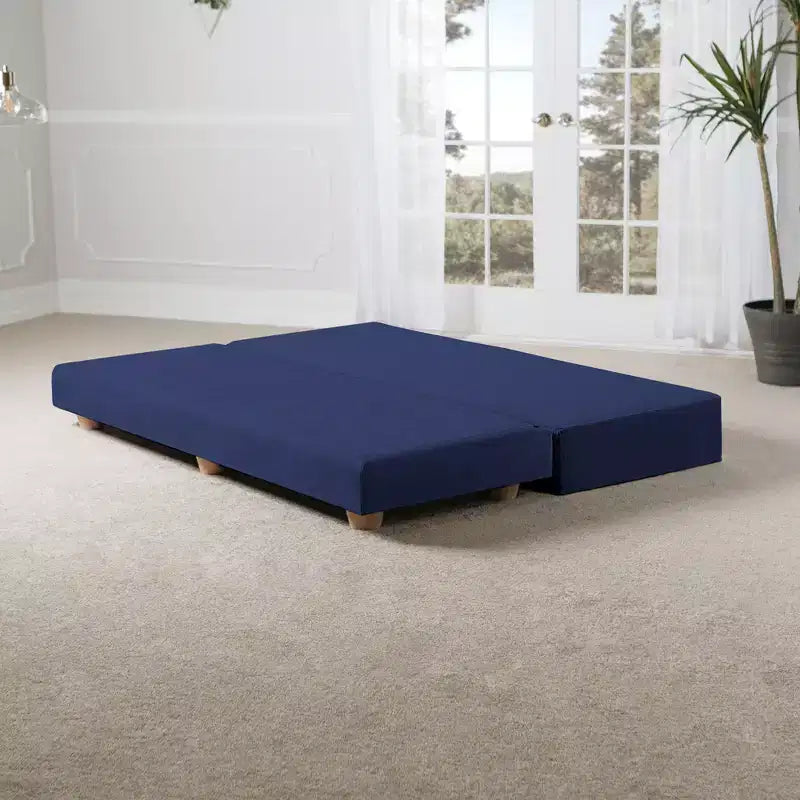 Lit de repos/lit d’appoint escamotable grand format – microvelours