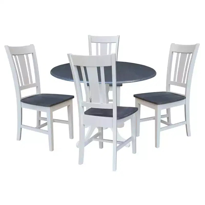 42 Mase Dual Drop Leaf Table with 2 San Remo Side Chairs - International Concepts