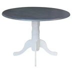 Tavolo con alette doppie Mase da 42" con 2 sedie a X - International Concepts