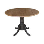 Tavolo con alette doppie Mase da 42" con 2 sedie a X - International Concepts