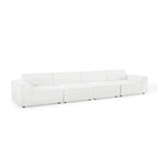 Divano componibile Restore a 4 pezzi con pouf - Modway