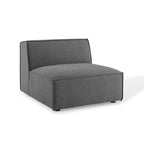 Divano componibile Restore a 4 pezzi con pouf - Modway