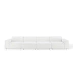 Divano componibile Restore a 4 pezzi con pouf - Modway