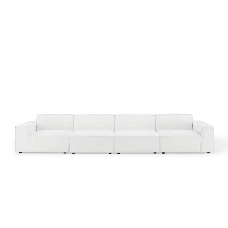 Divano componibile Restore a 4 pezzi con pouf - Modway