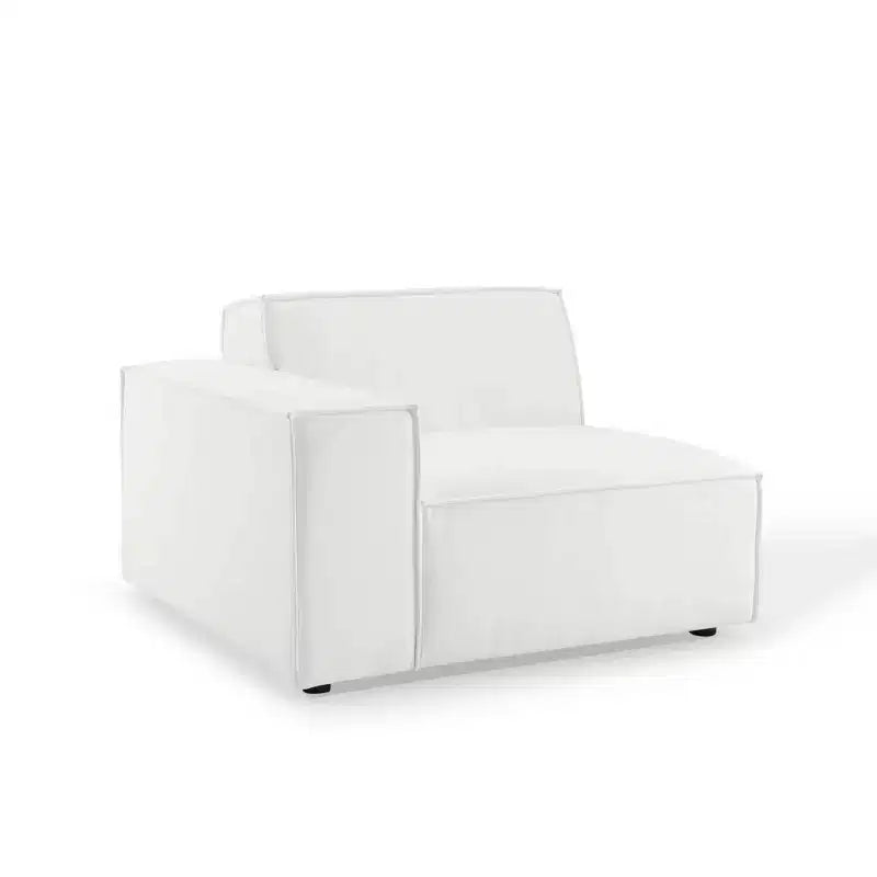 Divano componibile Restore a 4 pezzi con pouf - Modway