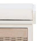 Panca contenitore SAFAVIEH Fiorello con 3 cassetti e cuscino - 47.3 W x 15 L x 19 H - 47Wx15Dx19H