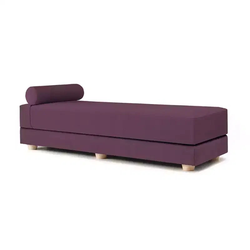 Lit de repos/lit d’appoint escamotable grand format – microvelours