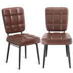 Chaises de salle à manger modernes, lot de 2/4/6/8, chaises de cuisine rembourrées avec coussin épais pour salle à manger