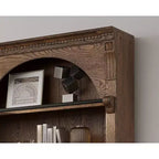 Bibliothèque murale haute traditionnelle de 94 po, marron, collection Stratton - Martin Furniture