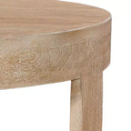Tavolino da caffè rotondo Royal Hampton da 32" con piano e base a slitta aperta
