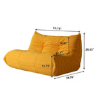 Canapé de sol moelleux, fauteuil poire relax pour salon