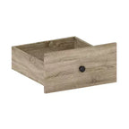 Armadio in rattan Famapy con 3 cassetti, guardaroba con 3 ante in rattan traspirante, armadio alto in stile rustico per camera da letto