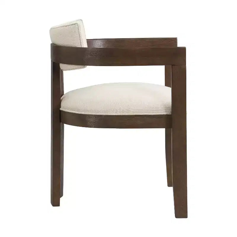 Set da pranzo rotondo moderno Christopher Knight Home Shankar da 5 pezzi con sedie imbottite in legno della gomma