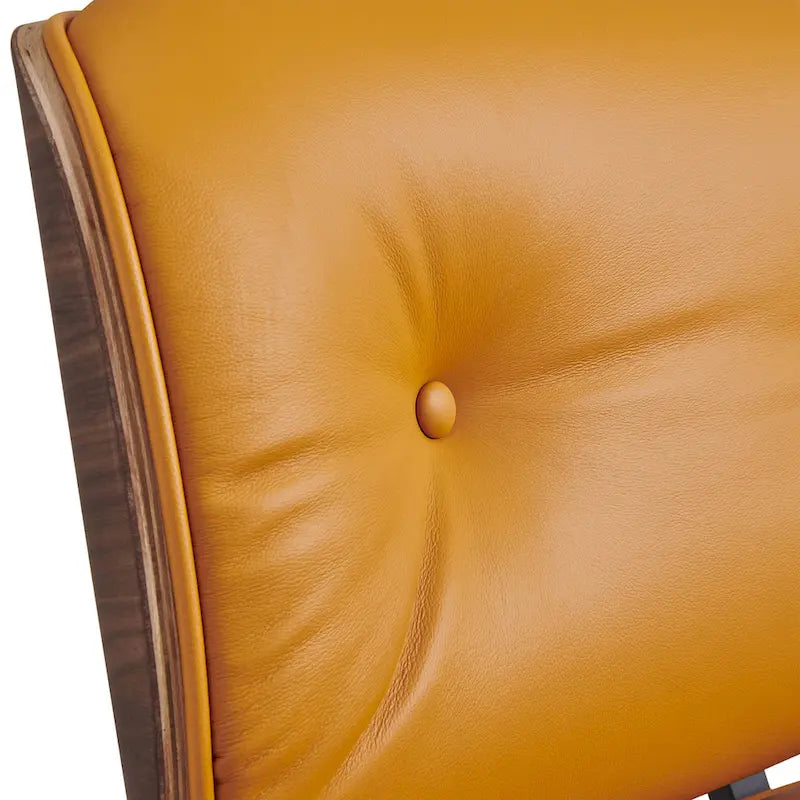 Mid Century Modern Leather Lounge Chair Armchair Recliner
