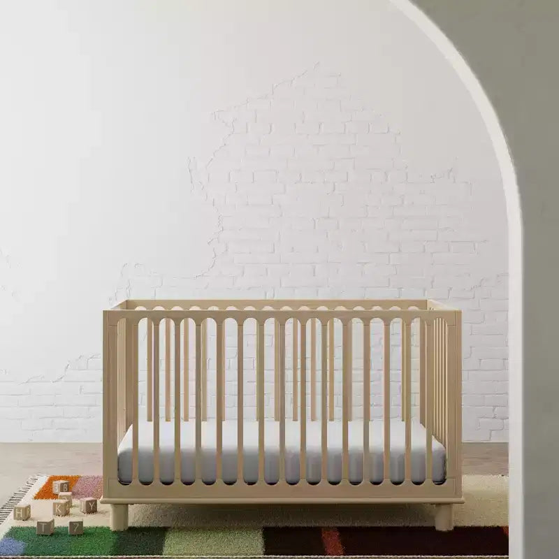 Berço Convertível Deluxe 3 em 1 Storkcraft Sicily com Barreira de Proteção para Criança