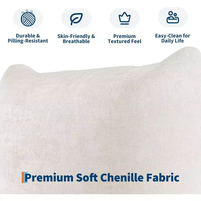 Divano modulare a due posti in tessuto chenille, divano nuvola a 2 posti con schiuma altamente elastica, divano senza struttura per piccoli spazi
