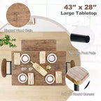 Set da pranzo Costway 4 pezzi con panca e 2 sedie imbottite in similpelle per cucina