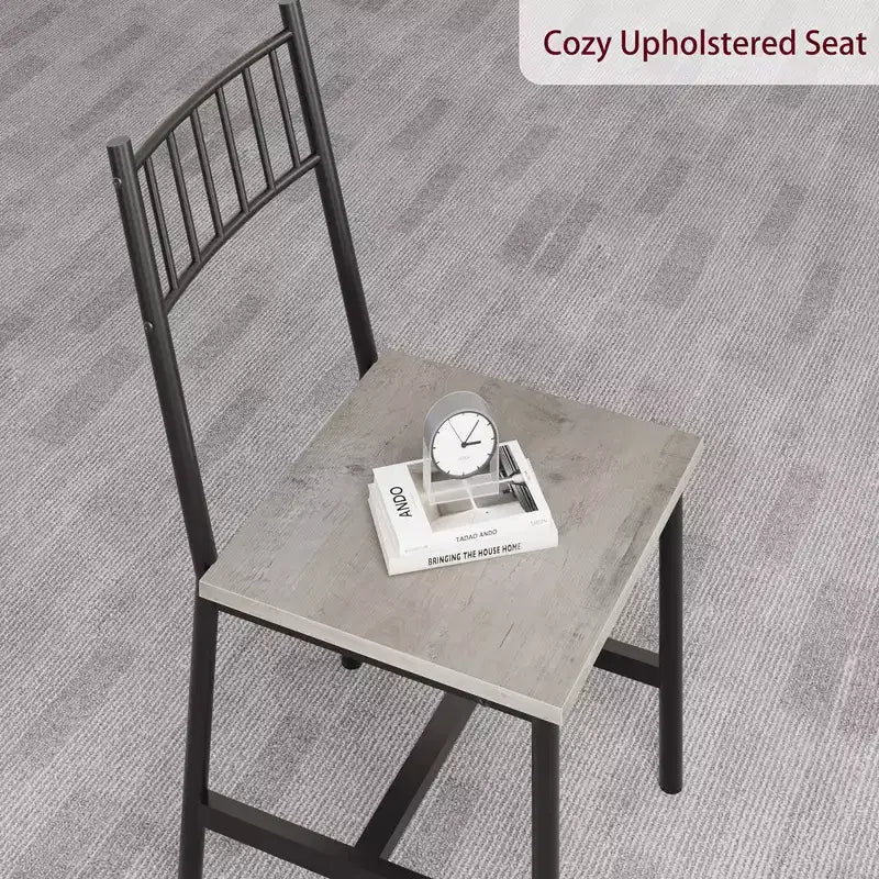 Set tavolo da pranzo per 4 persone, tavolo da cucina rettangolare in legno con 2 sedie e panca, tavolo da sala da pranzo con portabottiglie per piccoli spazi, appartamento, casa