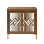 COZAYH Farmhouse Storage Dresser Accent Sideboard Wood Buffet Cabinet with 2-Door for Living Room, Hallway, Bedroom, Dining Room
