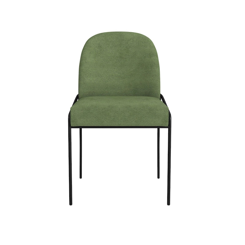 Modern Velvet Upholstered Dining Chair- single pack