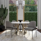 HomePop Modern Velvet Upholstered Dining Chair- single pack