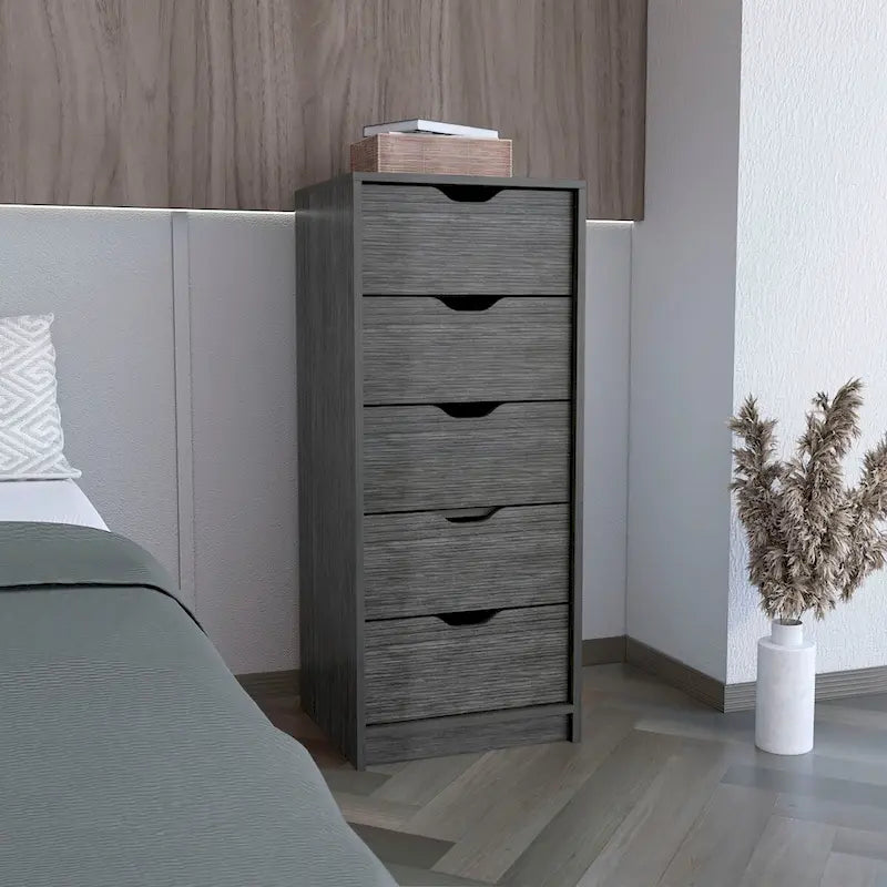5 Drawer Tall Dresser
