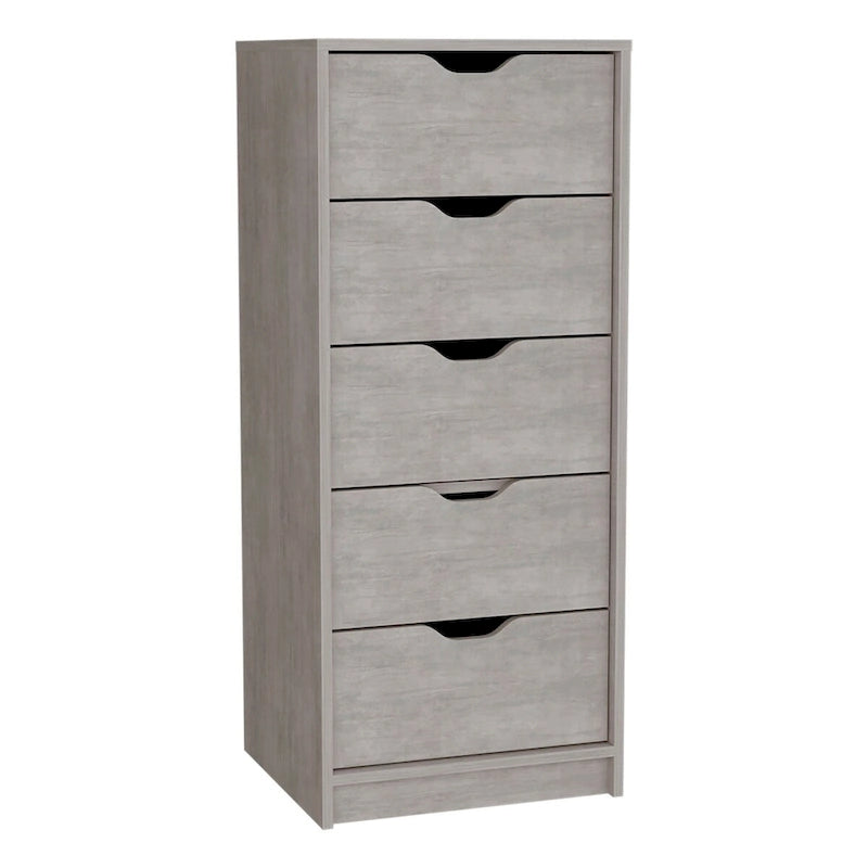 5 Drawer Tall Dresser