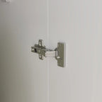 Armoire-penderie à 2 portes, armoire de chambre autoportante avec tringle