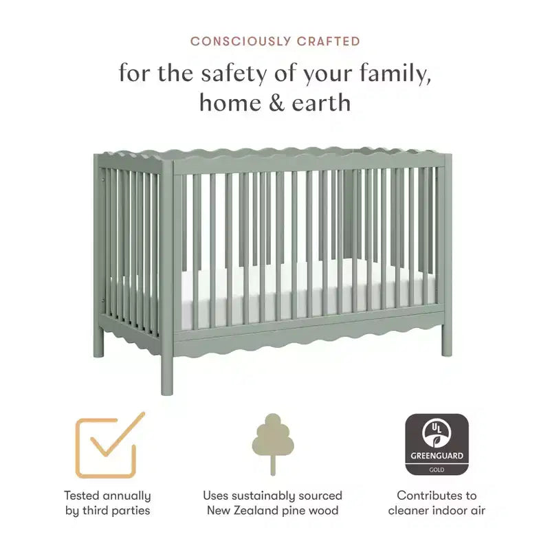 Lettino trasformabile Babyletto Swell 4-in-1 con kit di conversione in letto per bambini