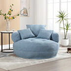 Poltrona rotonda relax ?C bianco/blu/grigio/giallo/arancione/rosso rosa/blu navy/verde, posto singolo e doppio