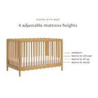 Lettino trasformabile Babyletto Swell 4-in-1 con kit di conversione in letto per bambini