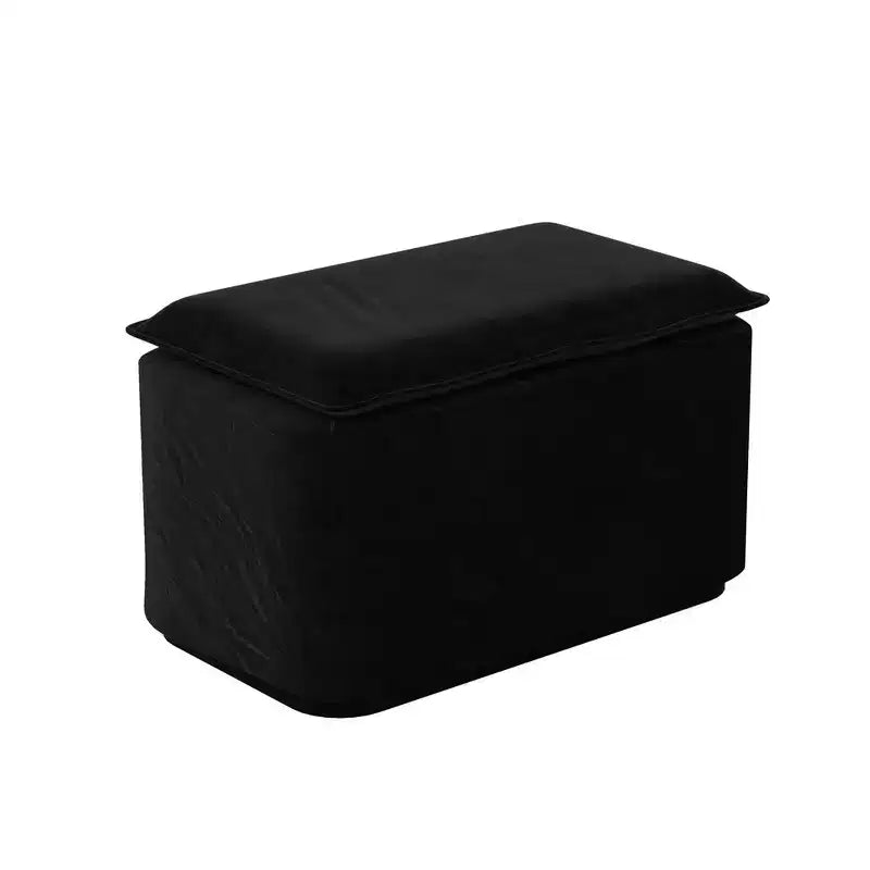 Canapé-lit escamotable et convertible Whisen en velours, format très grand lit, 3-en-1, avec ottoman amovible et design capitonné