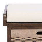 Panca contenitore SAFAVIEH Fiorello con 3 cassetti e cuscino - 47.3 W x 15 L x 19 H - 47Wx15Dx19H