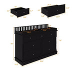Cassettiera fasciatoio versatile per neonati Famapy: design trasformabile, cassetti spaziosi, cresce insieme al tuo bambino