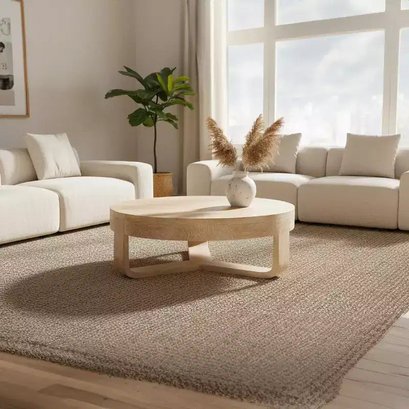 Tavolino da caffè rotondo Royal Hampton da 32" con piano e base a slitta aperta
