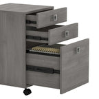 Bureau d’angle Echo en L avec surmeuble et tiroirs