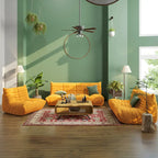 Canapé de sol moelleux, fauteuil poire relax pour salon