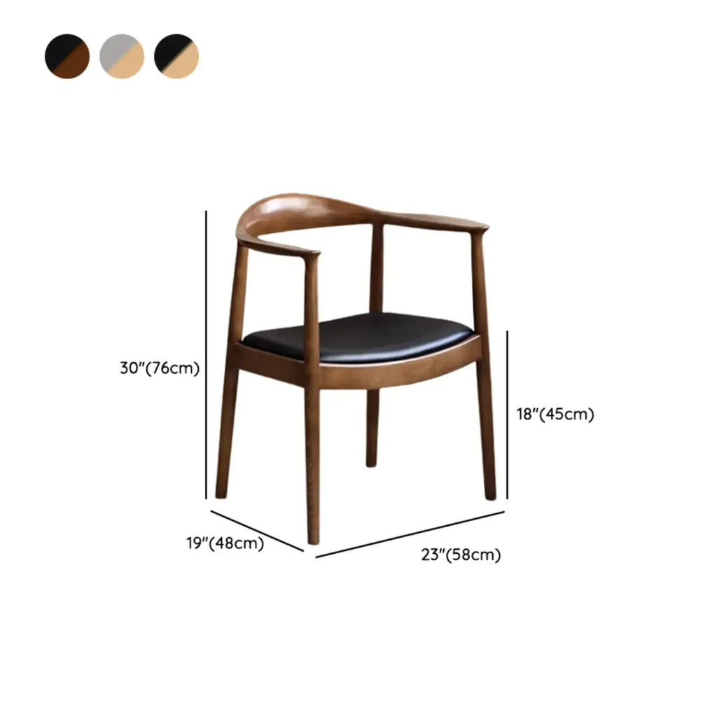 Sedia da pranzo scandinava in legno curvato con seduta intrecciata e braccioli